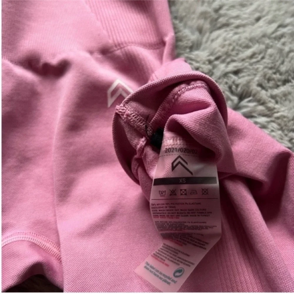 Oner Active Classic Seamless Pink Leggings XS - Picture 4 of 5